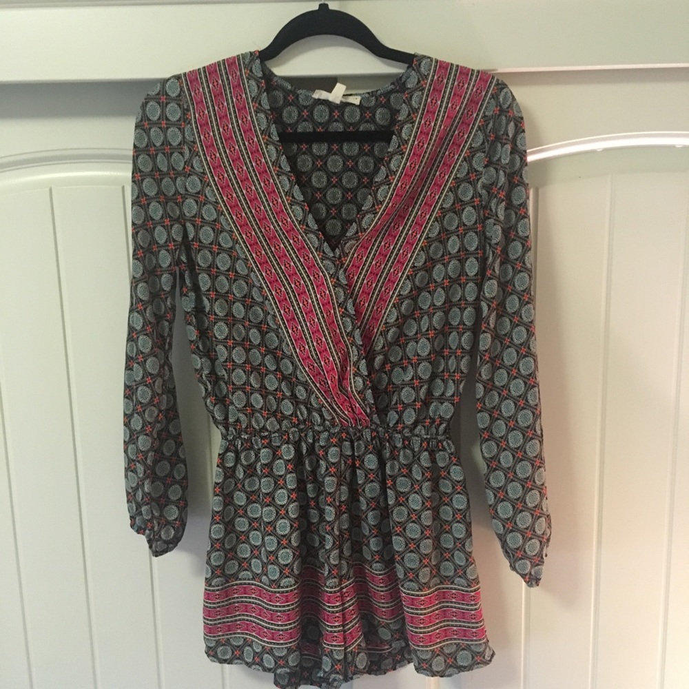 Long sleeve romper